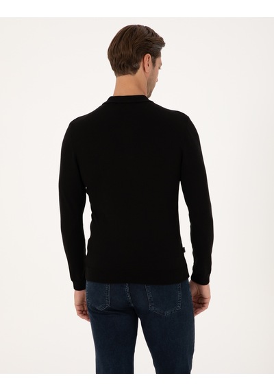 Pierre Cardin Erkek Siyah Kazak /triko 50314189-vr046 Siyah