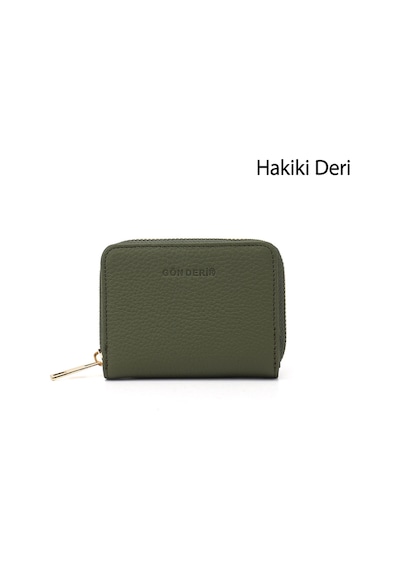 Gönderir Gönderi R Unisex Yeşil Floter Hakiki Deri Dikey Cüzdan Ddmx76006862