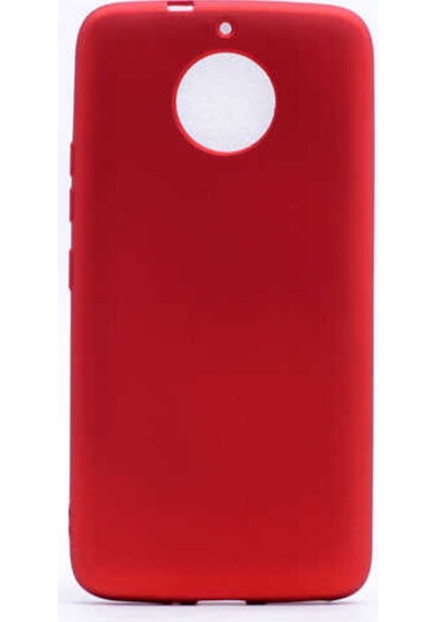 Lenovo Moto G5s Kılıf Zore Premier Silikon Kapak Kırmızı