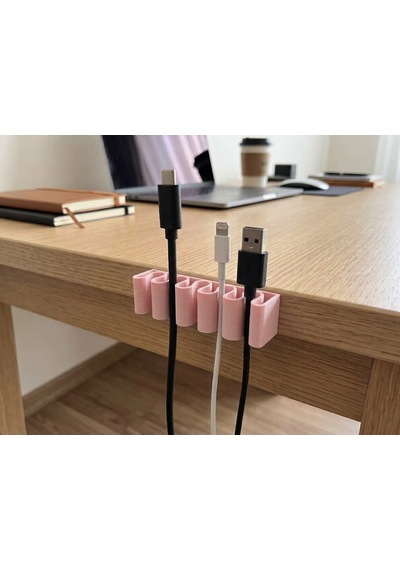Kablo Düzenleyici Kablo Tutucu Kablo Sabitleyici Pembe