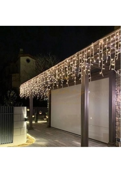 3m 100 Led 20 Saçak 30 50 70cm Çakarlı Ip65 Dış Mekan