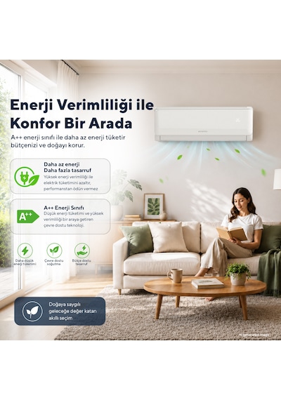 Kumtel Sugi KMSAC-18 18000 Btu A++ Inverter Duvar Tipi Klima