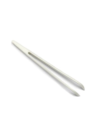 Koodmax Hassas Elektronik Ve El Sanatları Tamir Cımbızı Sert Plastik 11cm Kavisli Cımbız Beyaz
