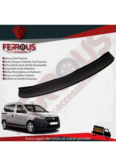 Dacia Lodgy Dokker Arka Tampon Üstü Koruyucu N11.14381