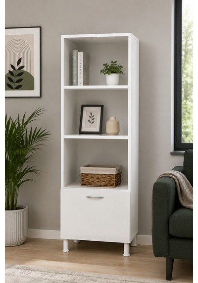 Renazzo %100 Mdf Mutfak Fırın Bölmeli Mdf Dolap Ankastre Çok Amaçlı Beyaz