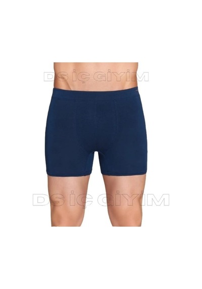 Berrak 4434 Erkek Likralı Micro Modal Boxer Tekli Lacivert