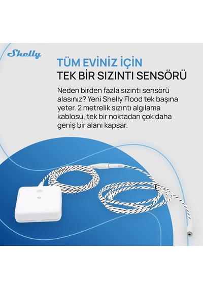Shelly Flood Gen4 Akıllı Su Kaçak Sensörü