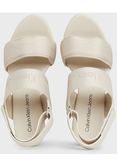 Calvin Klein Kadın Sandalet Yw0yw01360 0f4 Bej