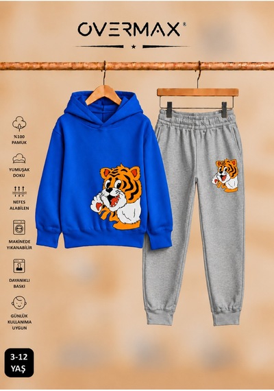 Overmax Yavru Kaplan Baskılı Çocuk Kapüşonlu Sweatshirt Takımı 3-12 Yaş Saks Mavisi Üst- Gri Alt - 915657947 Saks Mavisi Üst- Gri Alt Overmax Yavru Kaplan Baskılı Çocuk Kapüşonlu Sweatshirt Takımı 3-12 Yaş Saks Mavisi Üst- Gri Alt - 915657947 Saks Mavisi Üst- Gri Alt