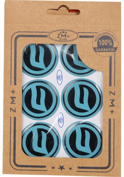 CF Moto Koruma Takozu Damla Etiket Sticker Ø39 mm SİYAH-YEŞİL