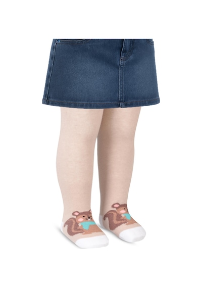 Civil Baby Sincap 6-18 Ay Bebek Kız Külotlu Çorap - Bej
