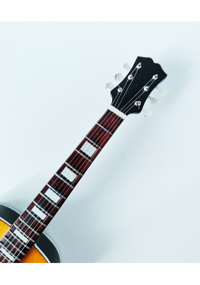 El Yapımı 1/4 Ölçek Minyatür Elektro Akustik Gitar J160e