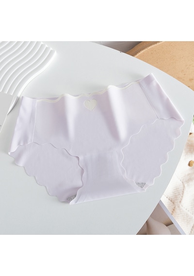 Ece's Design Dikişsiz Buz İpek İz Bırakmaz Lazer Kesim Külot W1005 Mor
