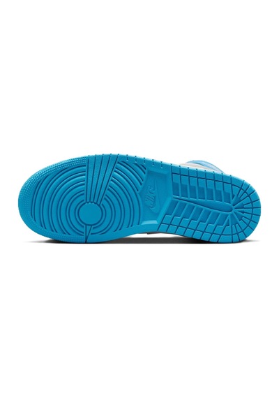 Nike Air Jordan 1 Mid Unisex Leather Sneaker Hakiki Deri Bilekli Günlük Spor Ayakkabı Beyaz Mavi Beyaz - Mavi Nike Air Jordan 1 Mid Unisex Leather Sneaker Hakiki Deri Bilekli Günlük Spor Ayakkabı Beyaz Mavi Beyaz - Mavi