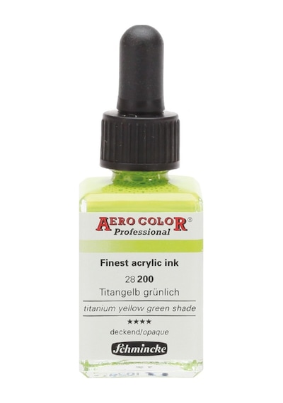Schmincke Aero Color Airbrush Mürekkep 28 Ml. 200 Titanium Yellow