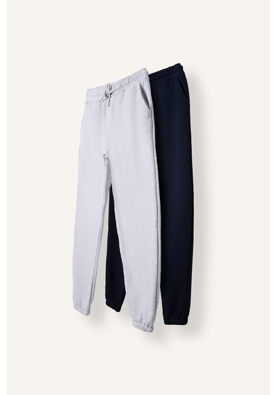 Defacto Regular Fit Lastikli Paça Jogger Eşofman Altı Erkek Çocuk I0596a826augr400 Gri-gr400