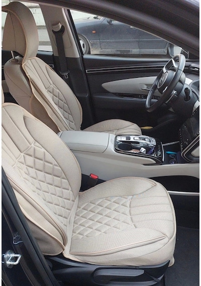 Hyundai Tucson Oto Koltuk Minderi Full Set Takım-bej Renk