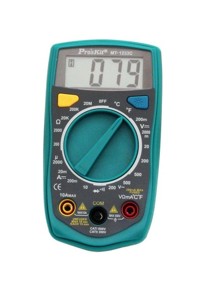 Proskit MT - 1233C Dijital Multimetre Ölçü Aleti