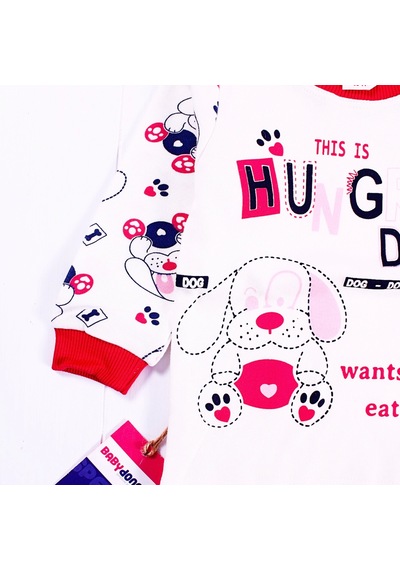 Candar 6-24 Ay Hungry Kız Çocuk Pijama Takımı Fuşya Fuşya