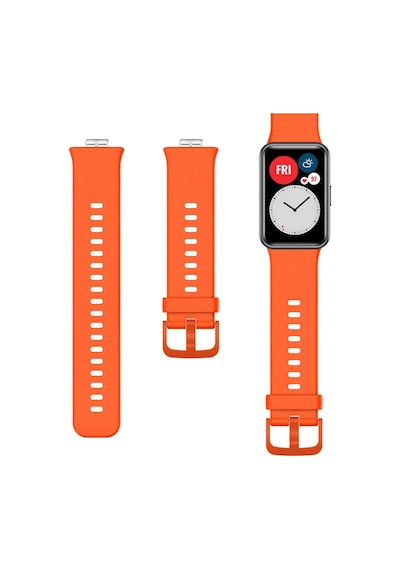 Huawei Watch Fit Krd-43 Uyumlu Mkst Kordon-pembe Koyu