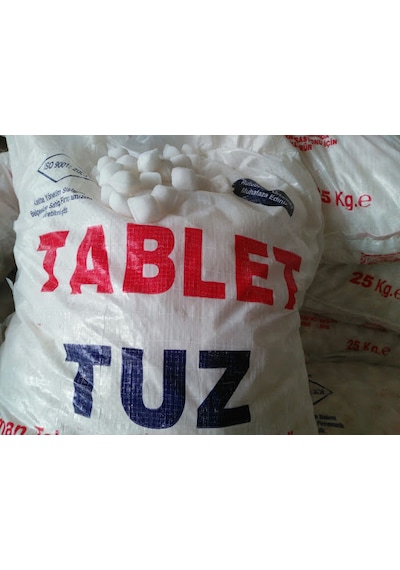 Tablet Tuz A3 Rafine Tablet Tuz 25 Kg Su Arıtma Yumuşatma Tuzu Tse Belgeli