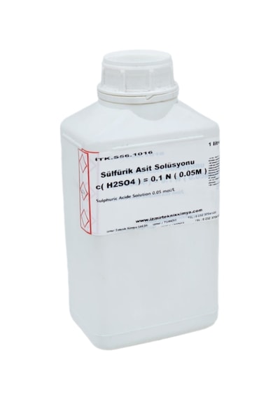 Sülfürik Asit Solüsyonu 0.1 N (0.05 M) 1 L