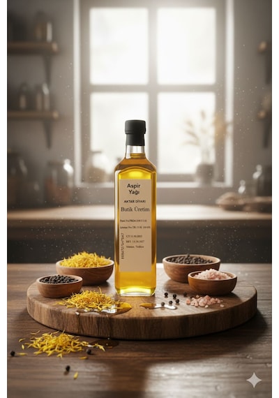 Aktar Diyarı Aspir Yağı 500 ML