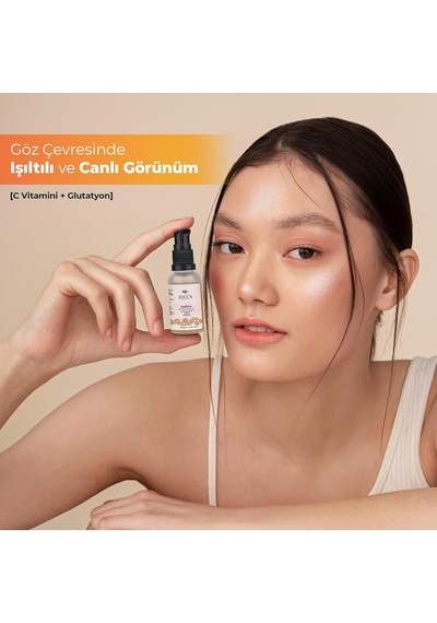 Tr Eyeshine Göz Çevresi Serumu 30 Ml Torbalanma Ve Koyu Halka Karşıtı, C Vitamini, Glutatyon Ve Hyaluronik Asit