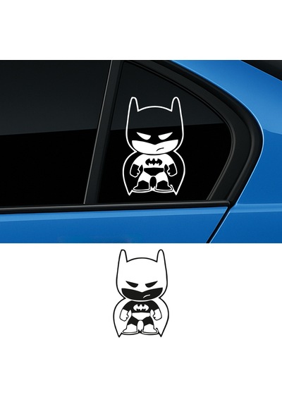 Batman Sticker, Oto Sticker, Kelebek Cam Sticker Motor Sticker 20x12.5 Cm