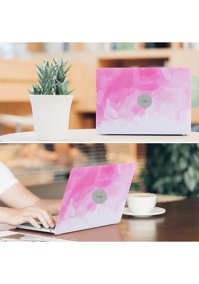 Macbook Air 13 İnç Kılıf Uyumlu A1369 A1466 Sert Kapak İnce Hafif Darbe Çizik Koruma Hard Case Pembe