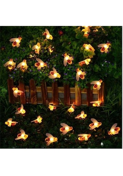 30 Led Güneş Enerjili Renkli Led Lamba Ağaç Bahçe Teras Solar Ayd