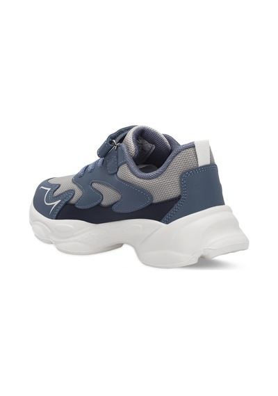 Slazenger PARIS Çocuk Cırt Cırtlı Mavi Sneaker