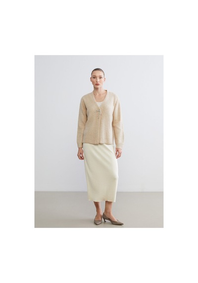 LC Waikiki Alıta Cıty Farkıyla Lcwaıkıkı Classic Bej Triko Düz Kadın Hırka Bej - 931517973 Bej LC Waikiki Alıta Cıty Farkıyla Lcwaıkıkı Classic Bej Triko Düz Kadın Hırka Bej - 931517973 Bej