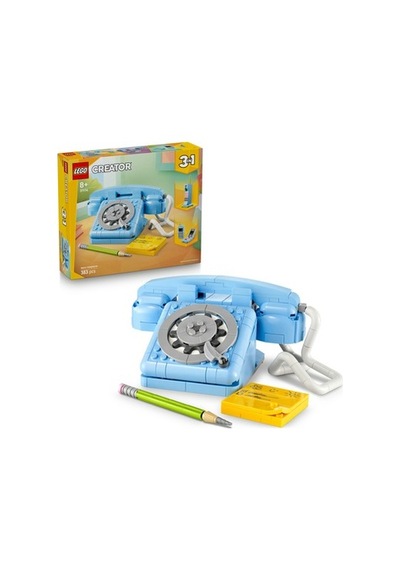3'ü 1 Arada Retro Telefon Yapım Seti, 8 Yaş Ve Üzeri İçin