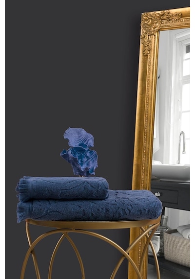 Varol Jacquard %100 Pamuk Banyo Havlusu 90x150cm Parliament-90x150cm A