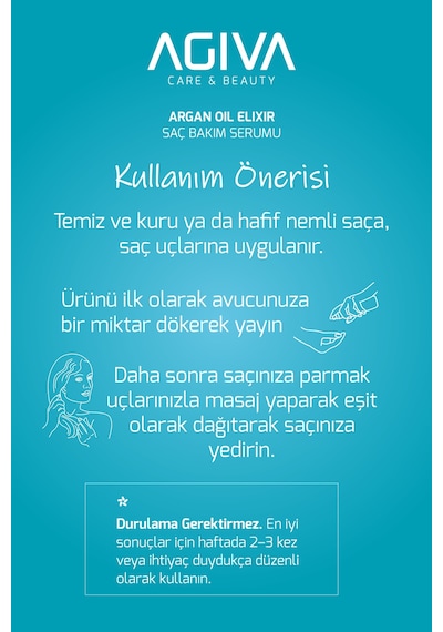 Argan İçerikli Saç Bakım Yağı-100ml