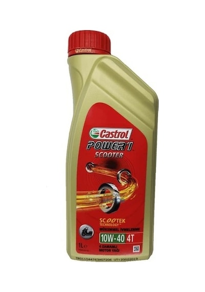 Castrol Motor Yağı Castrol Power 1 Scooter 4t 10w40 1lt