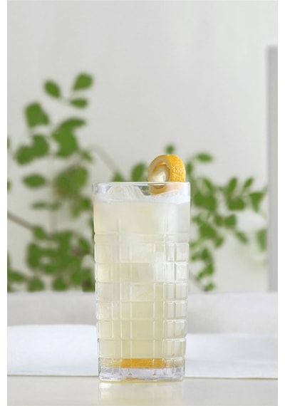 Lav Brit Cam Meşrubat Bardağı 4'lü 356 ml (Kokteyl/Soğuk Kahve/Smoothie/Milkshake Bardağı )