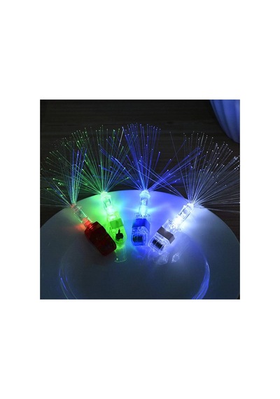 Led Işıklı Renkli Püsküllü Parmak Işığı 4 Renk 4 Adet Diğer
