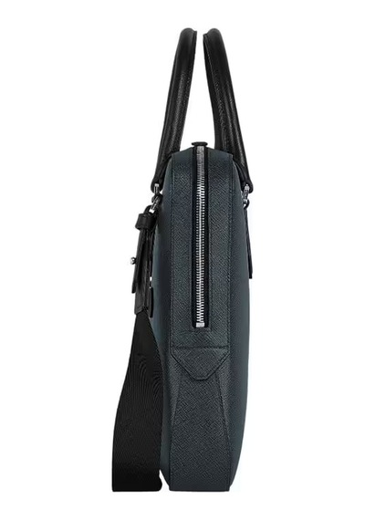 Montblanc Sartorial İnce Evrak Çantası 220333 Mavi