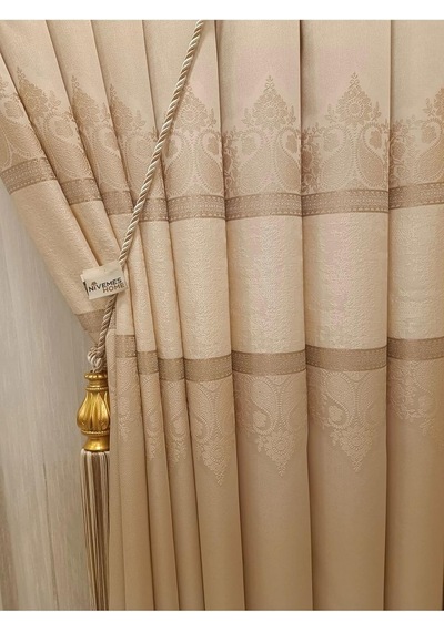 Lavinya Vizon V-115 Viyana 1/3 Sık Pile Fon Perde Apm Cok Renkli
