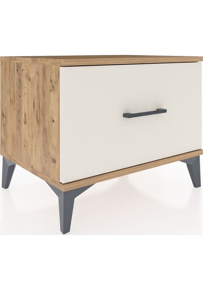 Hyperion Komodin Tek Çekmeceli 60x44x48 Çam-aytaşı Atlas Çam