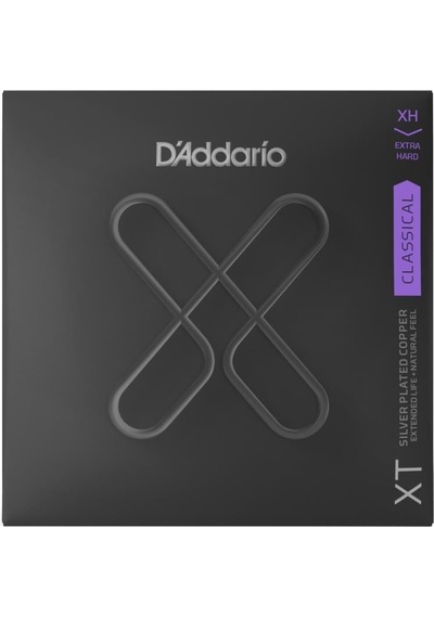 D'addario Xtc44 Xt Silver Plated Copper Klasik Gitar Tel Seti Extra Hard Tension, Kompozit Çekirdek, Gümüş Kaplama Baslar Ve Uzatılmış Performans Ömrü