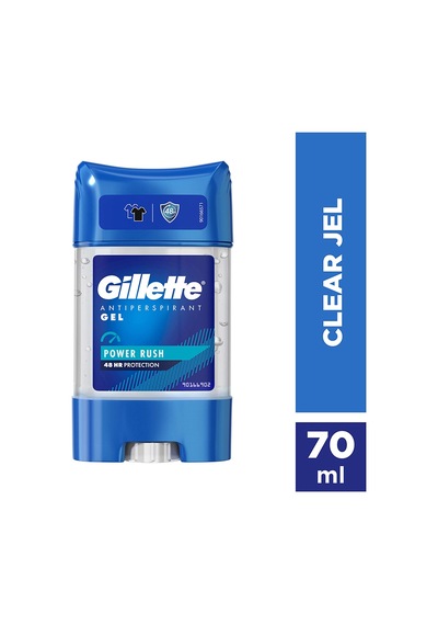 Gillette Antiperspirant Gel Deodorant Stick Power Rush 70 Ml