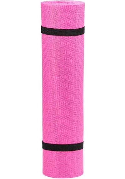 Pembe Pilates Minderi - Pilates Matı 6.5 Mm Kalınlıkta - Yoga Mat