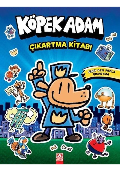 Köpek Adam Çıkartma Kitabı / Dav Pilkey