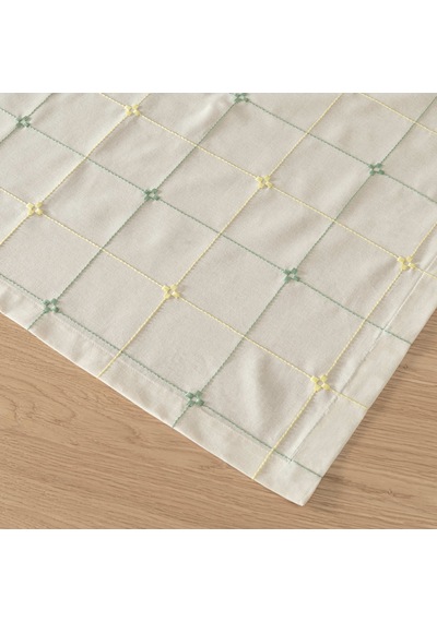 Linens Square 150x300 Cm Masa Örtüsü Ekru-renkli Çok Renkli