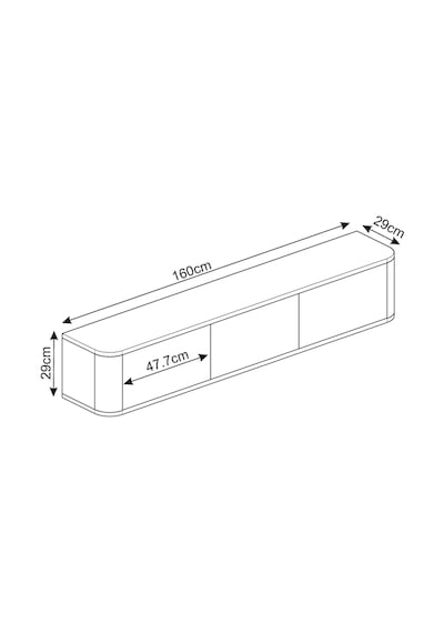 İnarch Dizayn Yoyo Led Işıklı Duvara Monte Tv Sehpası - 3 Kapaklı Modern Tv Konsolu Antrasit İnarch Dizayn Yoyo Led Işıklı Duvara Monte Tv Sehpası - 3 Kapaklı Modern Tv Konsolu Antrasit