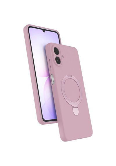 Samsung Galaxy A07 4g Regal Magsafe Standlı Kapak - Açık Pembe 0.2M-Çok Renkli