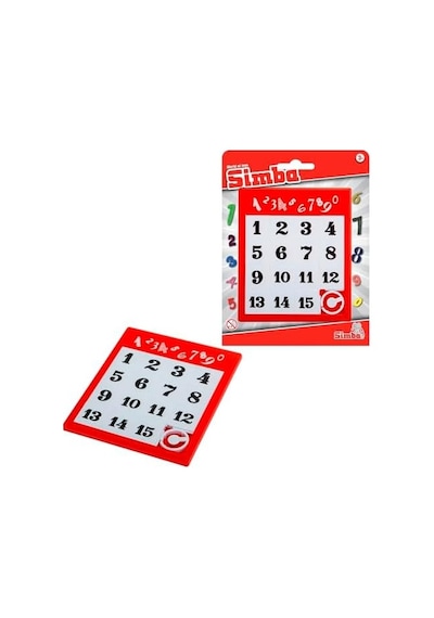 108614687, Hareketli Sayı Bulmacası, 1'den 15'e Kadar 11,5x13,5cm, Sayı Öğretici, Sayma Sayıları, Özel Tasarım